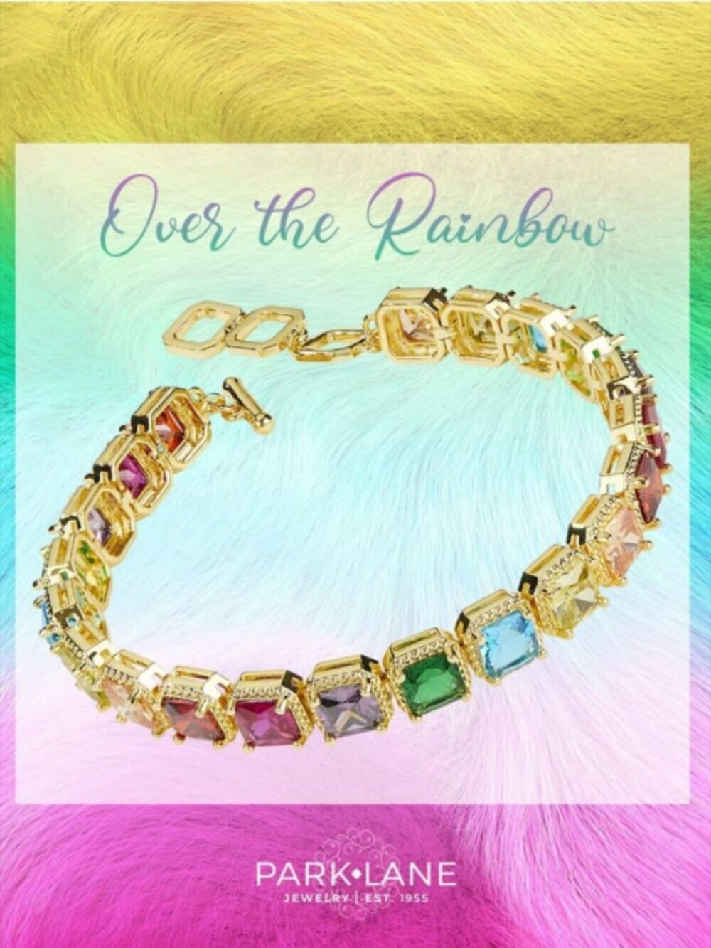 Park Lane Over the Rainbow Impression Tennis Bracelet - Picture 6 of 6